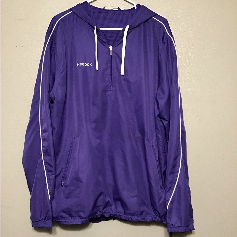 Classic Reebok pullover windbreaker hoodie